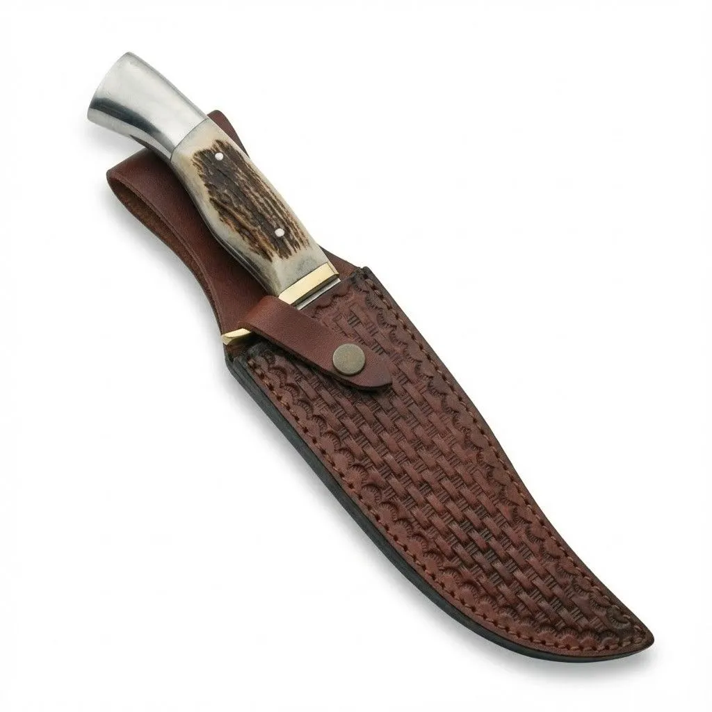 leather-sheath-basket-weave-pattern