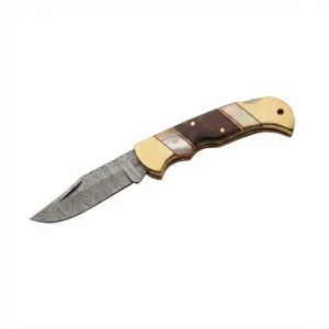 Traditional Pocket Knife with walnut and pearl handle